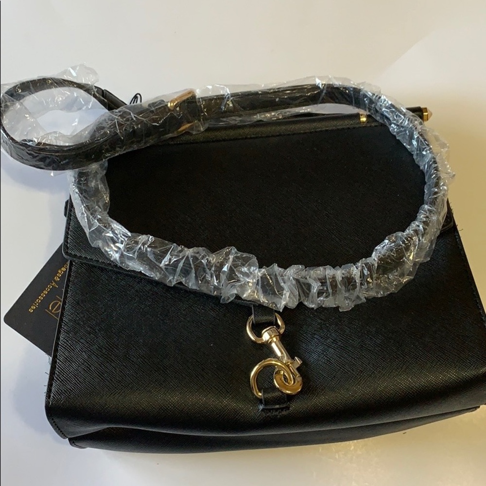 Lionel Brittany Black Vegan Leather Crossbody/Bag - Picture 14 of 15